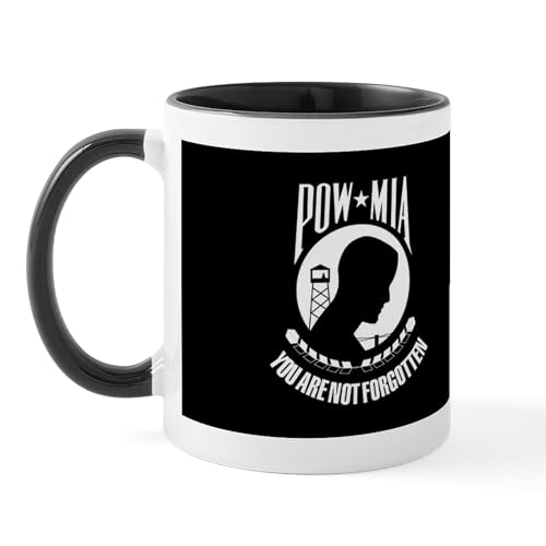 White/Black Inside - POW MIA Military Flag Mug
