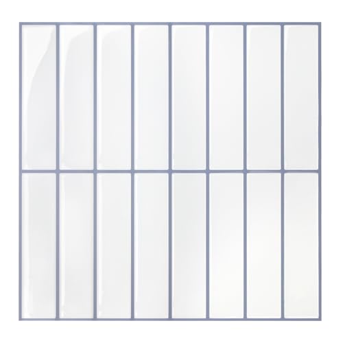 White with Gray Grout