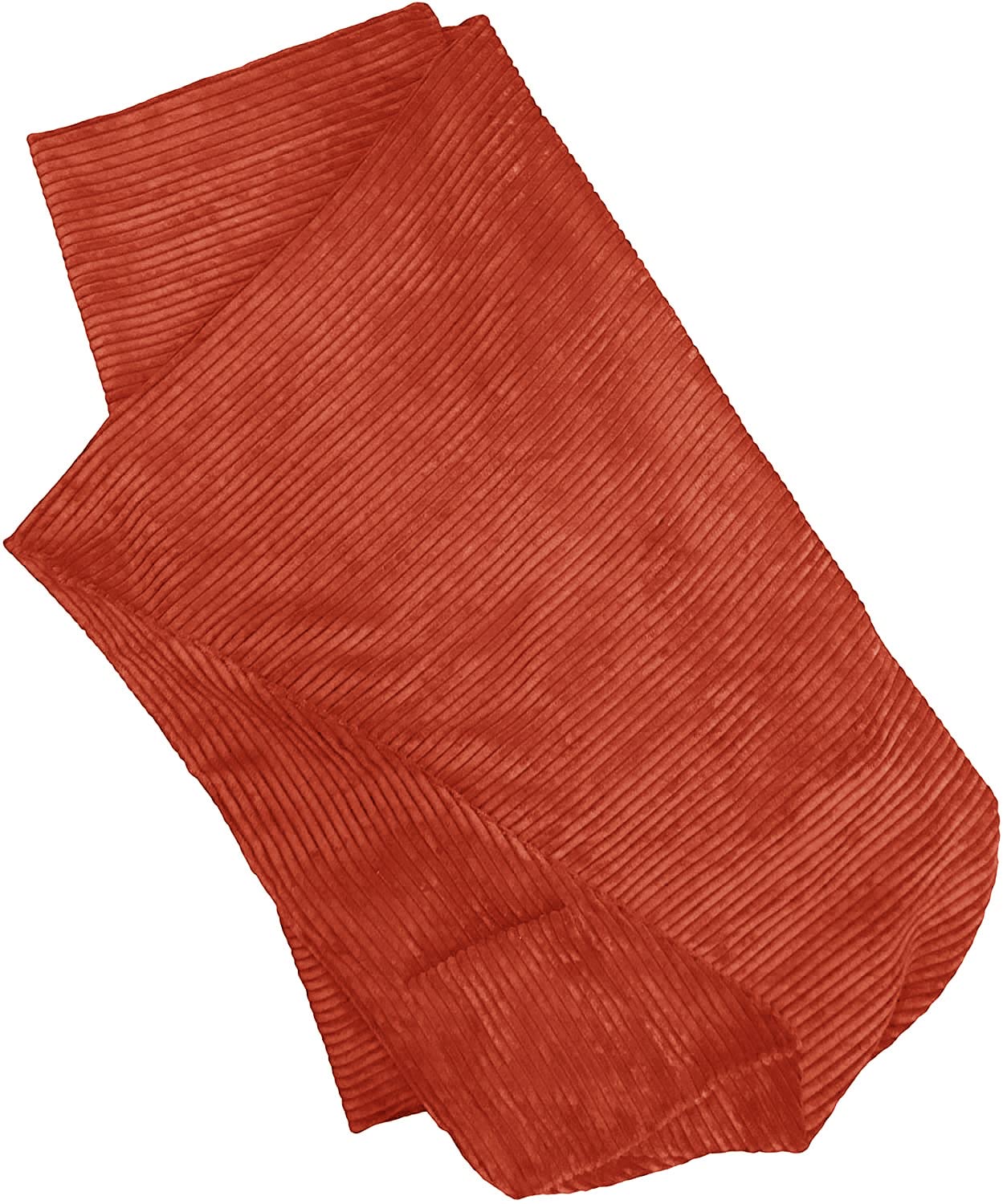WOWMAX 100% Cotton Triangle Pillow Covers for Reading, Wedge & Bolster Pillows - Rusty Orange California King Size | Perfect for Bed Headboard Support, Backrest & Living Room Decor