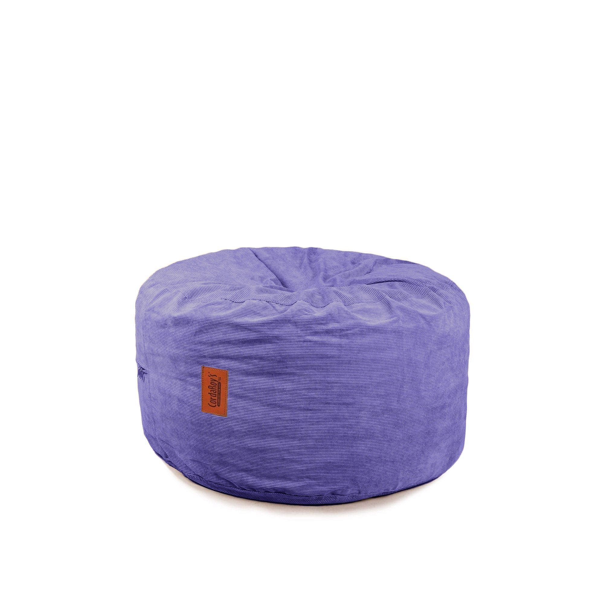 Corduroy Pouf Footstool - Soft and Stylish Ottoman for Living Room, Bedroom, or Nursery - Perfect for Extra Seating, Footrest, or Decorative Accent