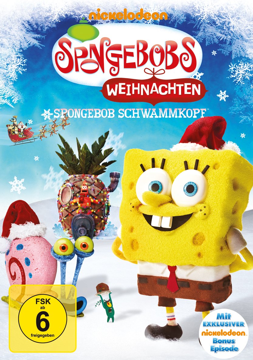 SpongeBob SquarePants Christmas Plush Toy - Soft & Cuddly SpongeBob Stuffed Animal for Kids & Collectors | Perfect Holiday Gift for Christmas Decorations & Birthday Parties