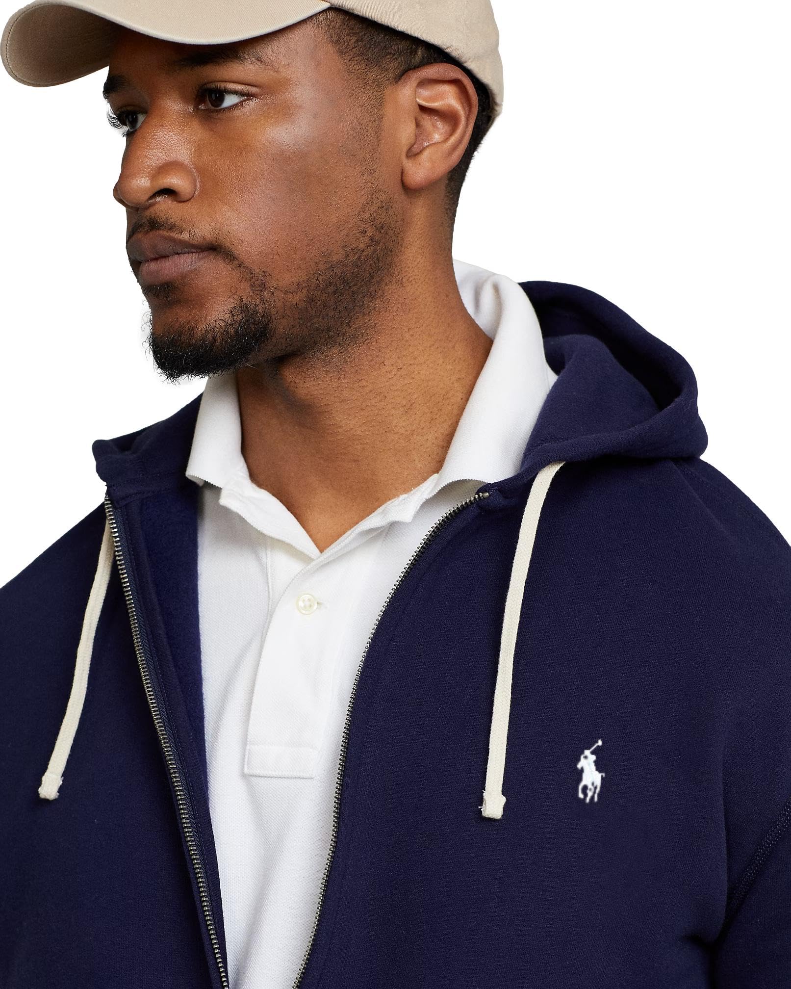 POLO RALPH LAUREN Big & Tall Classic Fleece Full-Zip Hoodie for Men - Warm Winter Pullover with Pockets - Perfect for Outdoor Activities & Casual Wear