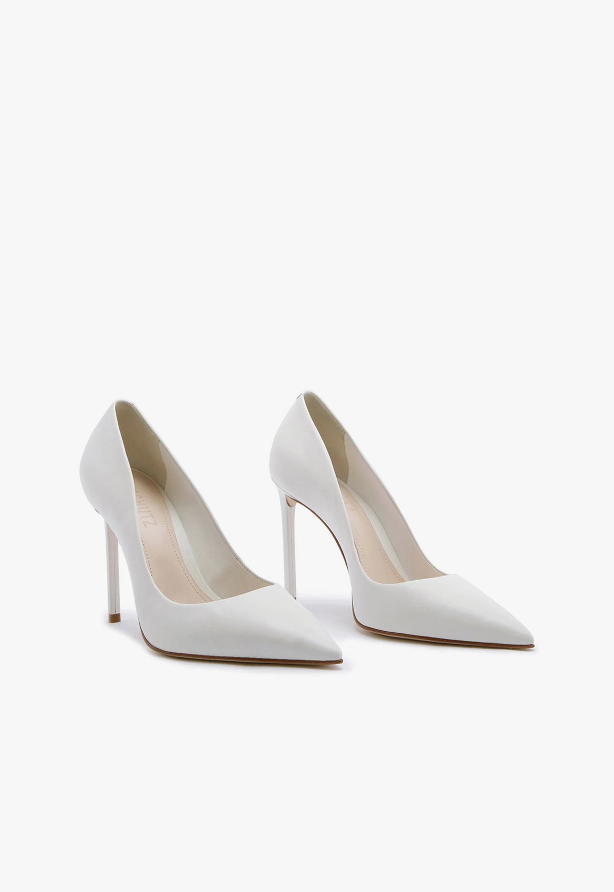 Lou High Stiletto White Pump - Elegant Women's Heels for Parties, Weddings & Special Occasions | Comfortable & Stylish Dress Shoes