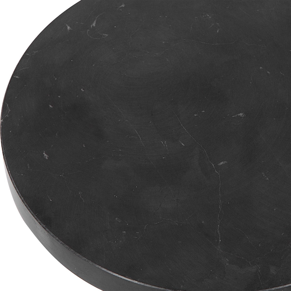 Black Beaded Drink Table - Elegant and Durable Coffee Table for Living Room, Patio, or Outdoor Decor