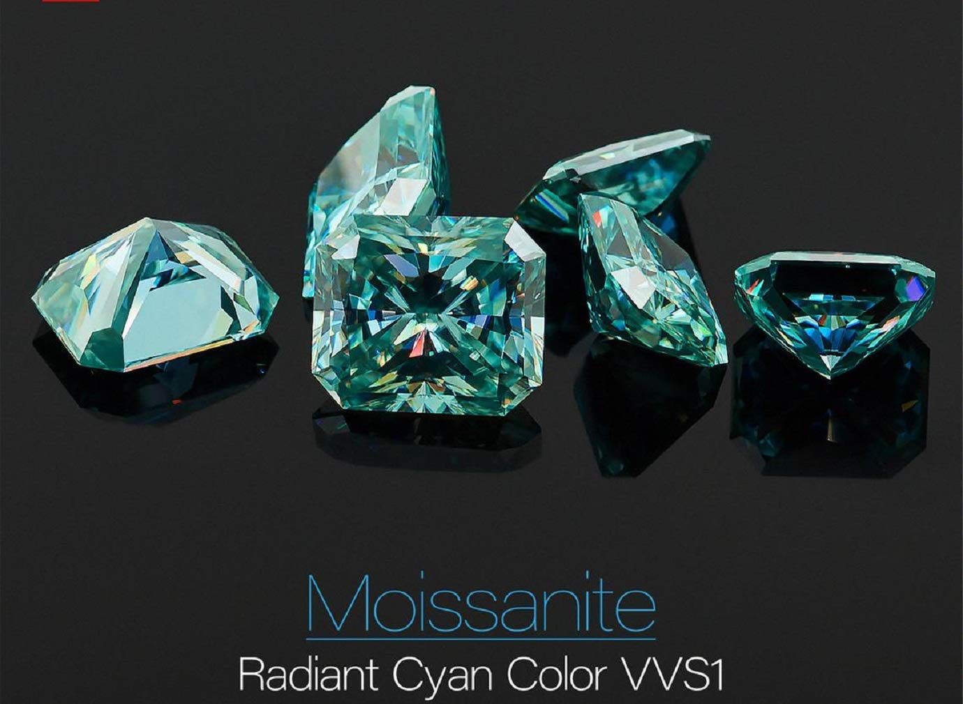 12.0CT Loose Blue Moissanite Stone - VVS1 Clarity Radiant Cut Gem for Vintage Rings, Jewelry & Watches | Perfect for Engagement Rings, Wedding Bands & Luxury Jewelry Making