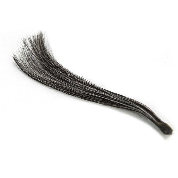 50% Black 50% White Synthetic Hair Extensions - Pack of 10 for Cosplay, Halloween Costumes & Fashion Styling