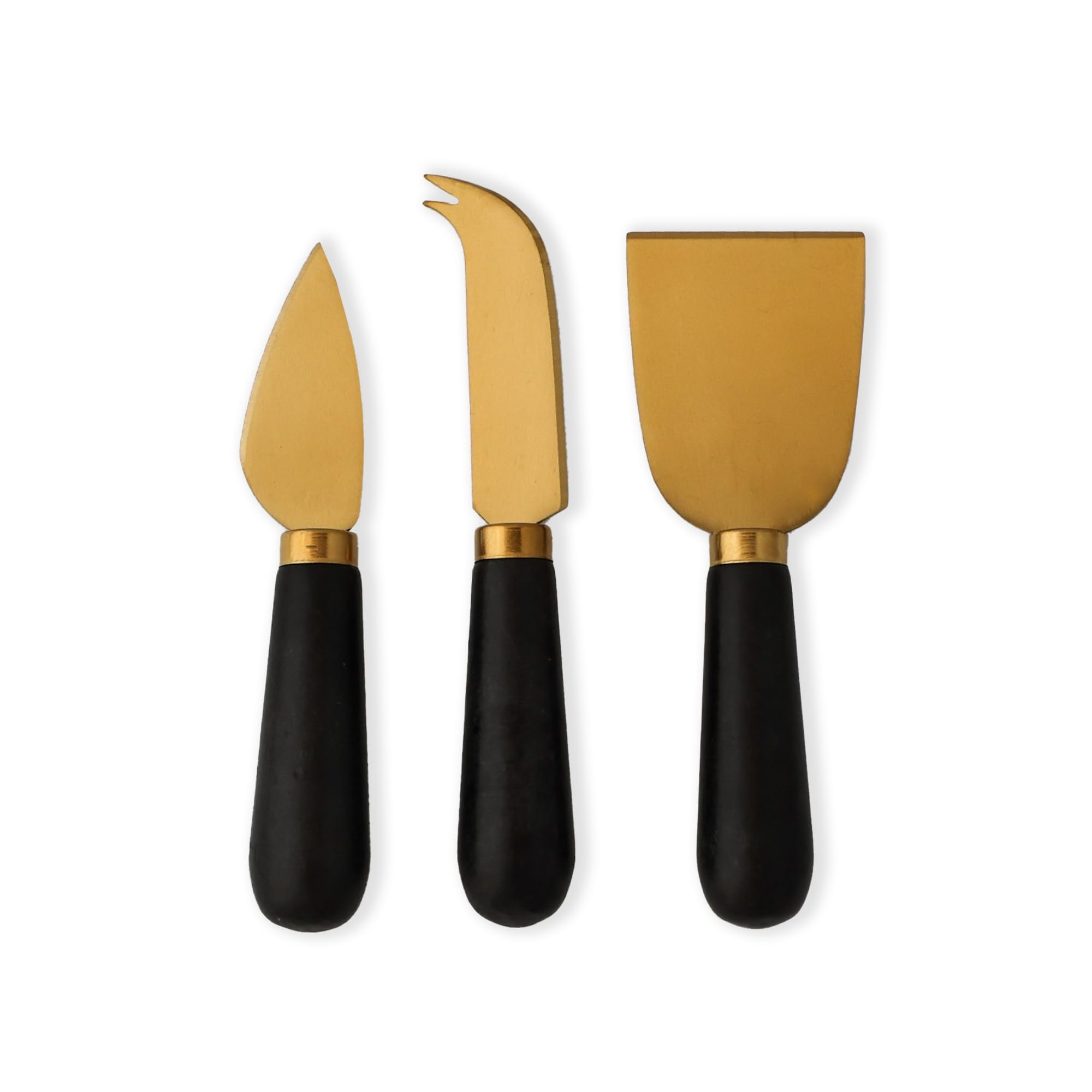 Premium Marble Cheese Knife Set - 4-Piece Stainless Steel Cheese Knives for Charcuterie Boards | Cheese Board Accessories & Charcuterie Tools | Perfect for Wine Parties, Housewarming Gifts & New Home Essentials