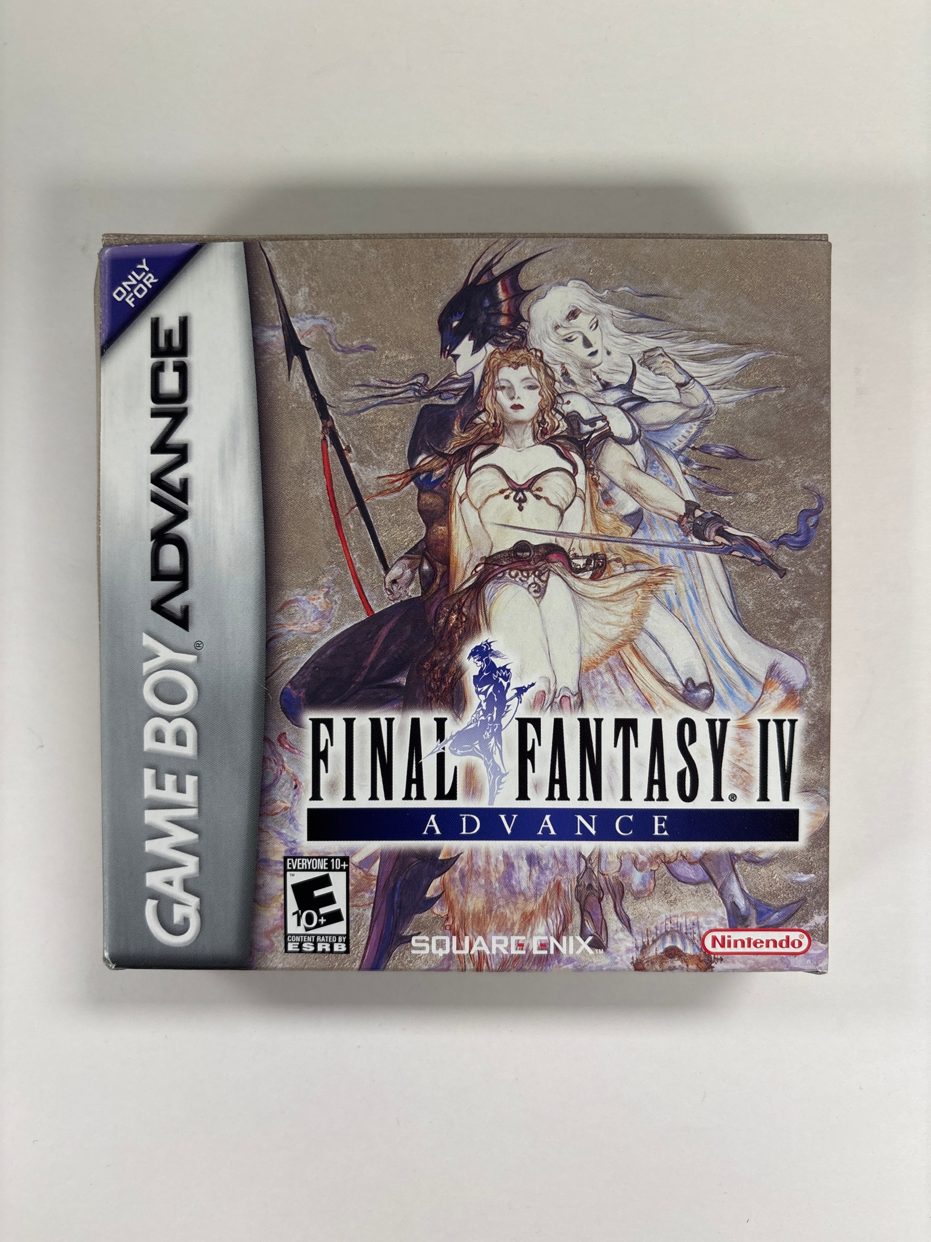 Final Fantasy IV Advance - Authentic Game Boy Advance Box & Manuals (No Game Included) - Perfect for Collectors & Retro Gaming Enthusiasts