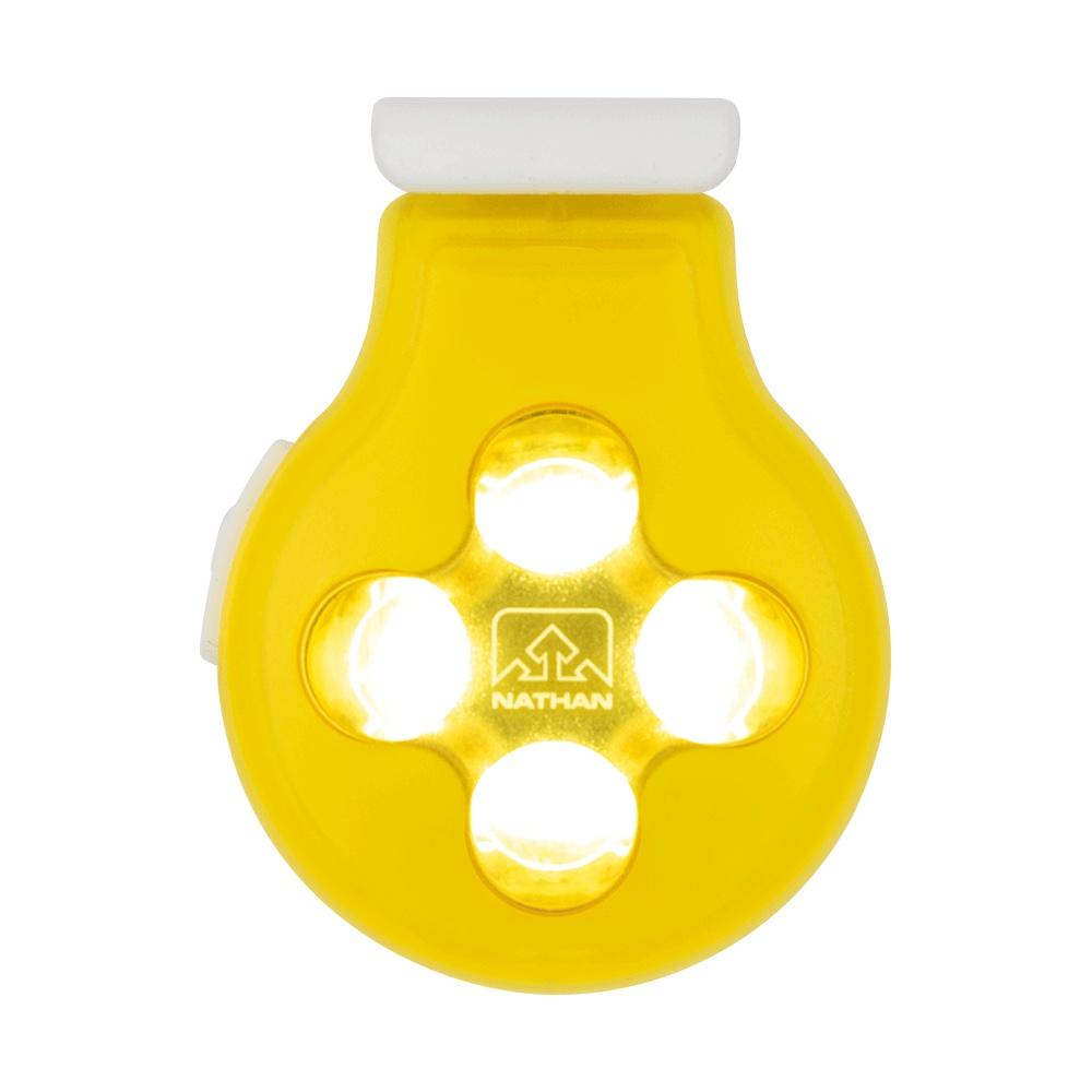 Nathan Hyperbrite Orb Strobe Light - High Visibility Safety Beacon for Running, Cycling & Emergency Use - USB Rechargeable LED Strobe Light for Night Activities & Outdoor Adventures