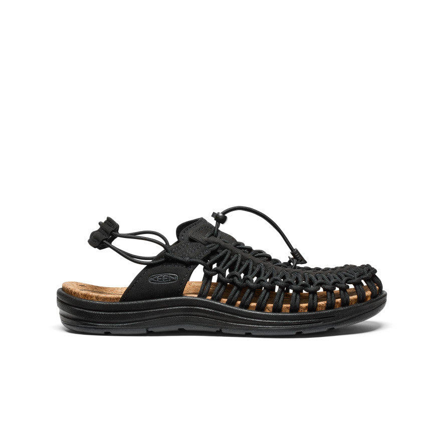 UNEEK II Convertible Sandals for Men & Women | Black/Black | Comfortable Outdoor & Indoor Shoes for Hiking, Travel, and Casual Wear