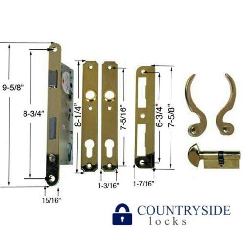 Atrium Door Lock Replacement - Exact Fit for Atrium Doors | Secure & Durable | Perfect for Patio, Sliding Glass & French Doors