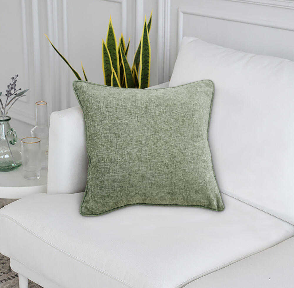 Amberley Sage Green Cushion Cover - Soft Decorative Pillow Case for Sofa, Bed, Chair - Home Decor & Living Room Accessories
