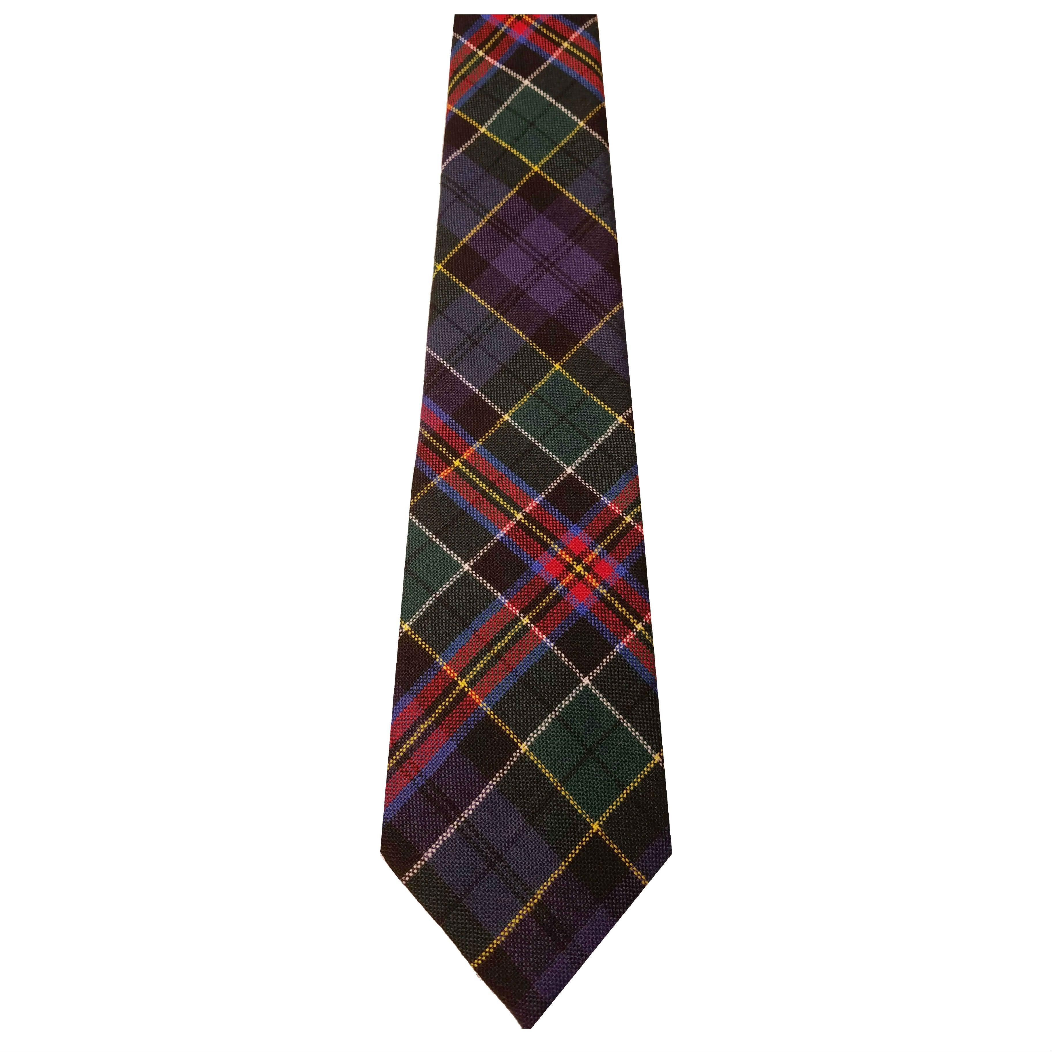 Premium Wool Tartan Neckties for Men - 99 Modern Color Patterns | Perfect for Weddings, Business & Formal Events