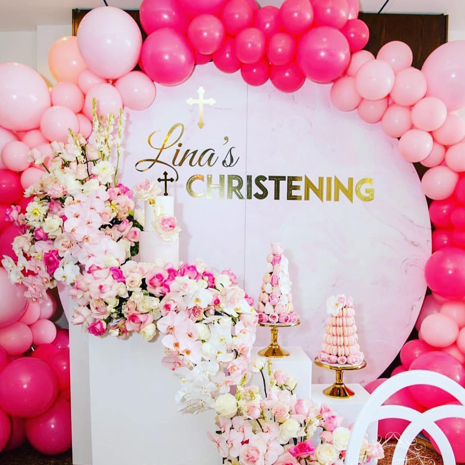100 Pink Balloons for Parties with Electric Balloon Pump - Birthday Decorations, Baby Showers, Wedding & Celebration Supplies