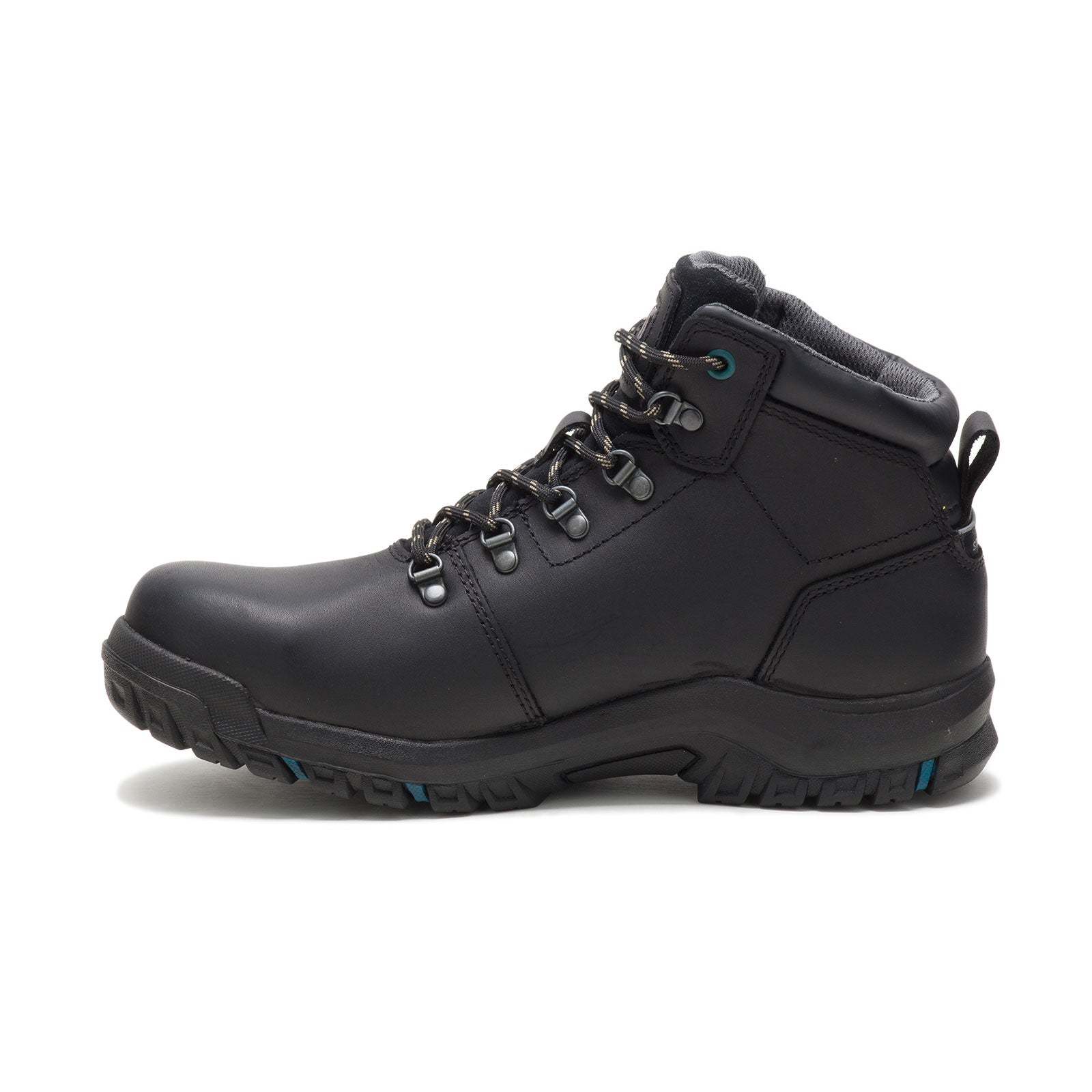 Mae Women's Steel Toe Waterproof Work Boots - Black Safety Shoes for Construction, Hiking & Outdoor Work - Non-Slip Comfortable Work Boots for Women