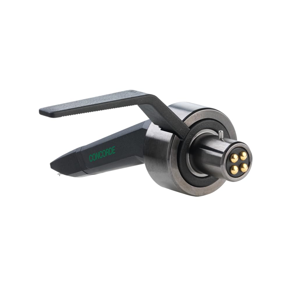 Ortofon Concorde MkII Mix CC Single DJ Cartridges with Spherical Stylus (Black) - Professional DJ Turntable Needle Bundle Includes Carbon Fiber Record Brush & Polishing Cloth - Perfect for DJ Mixing, Vinyl Record Cleaning & Audio Equipment Maintenance