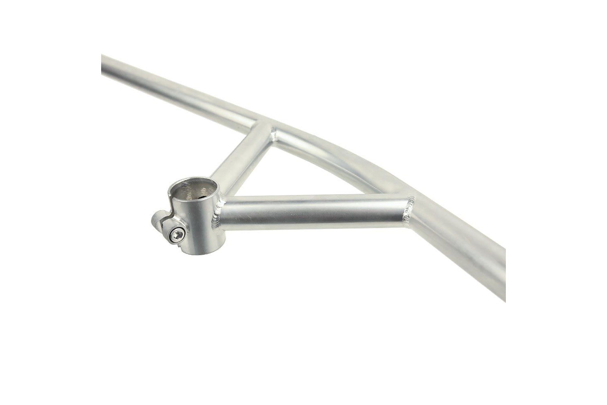 Blue Lug Fairweather B903 Bullmoose Handlebar 710mm Width 15mm Sweep Silver - Premium BMX & Cruiser Bike Handlebars for Urban Commuting & Street Riding