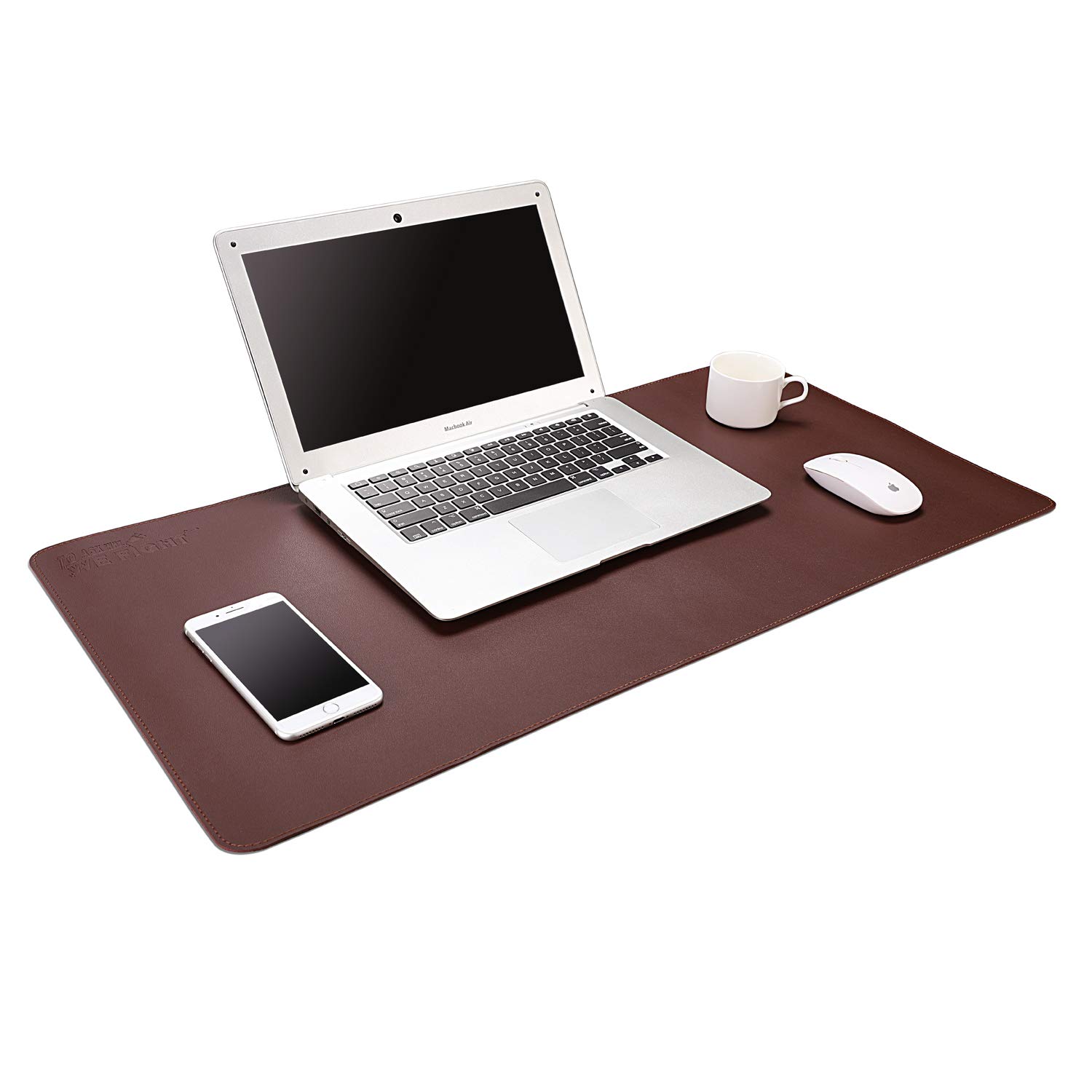 Premium PU Leather Desk Pad - Waterproof & Ultrathin Office Desk Protector (31.2