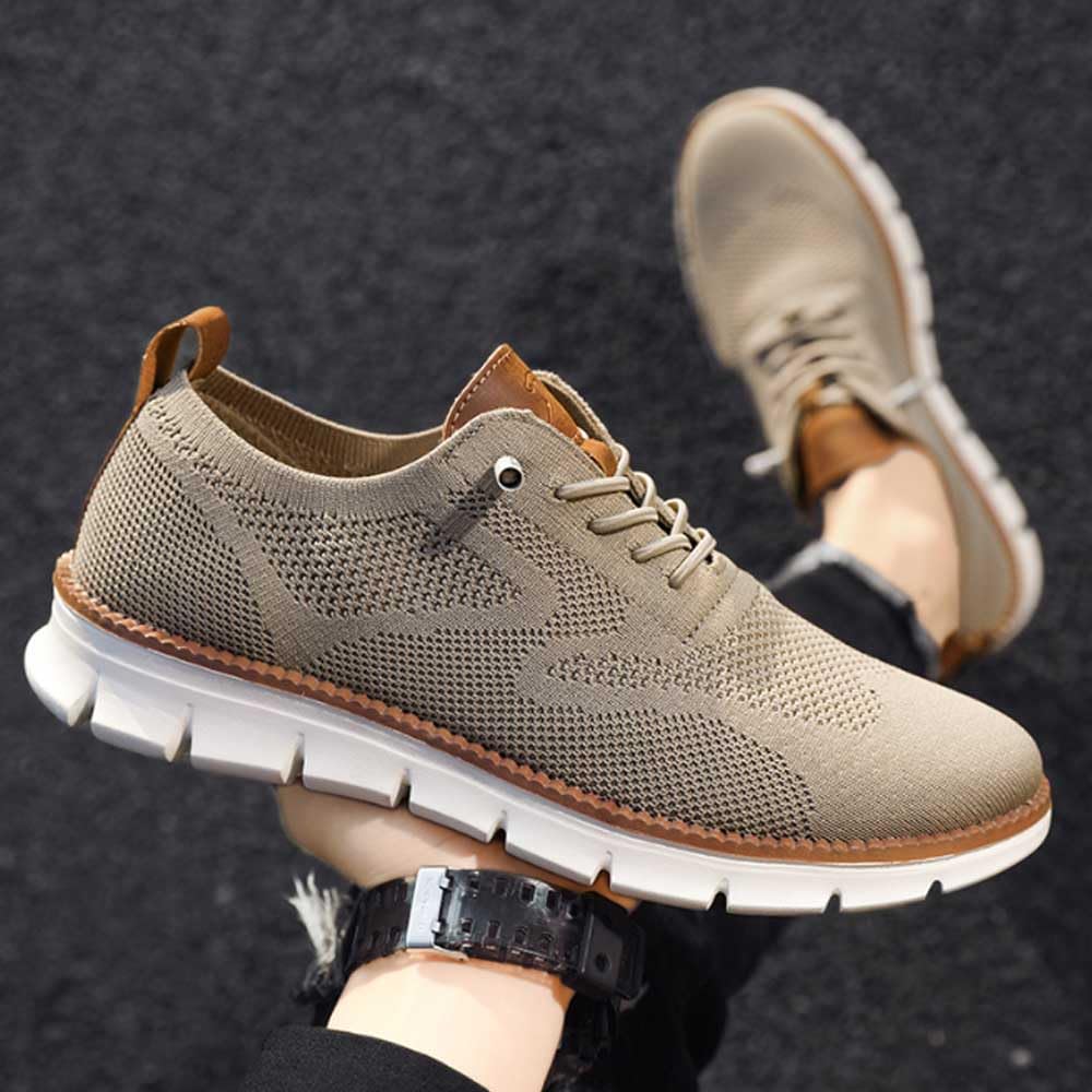 Breeze Shoes for Men - Lightweight Breathable Walking & Running Sneakers - Perfect for Urban Commuting, Gym Workouts and Casual Wear