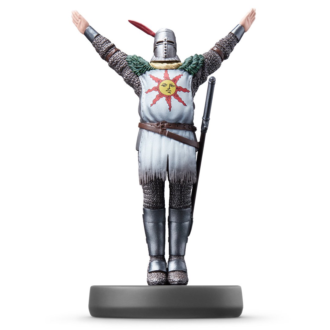 Nintendo Dark Souls Solaire of Astora Amiibo Action Figure - Collectible Game Character for Switch & Wii U - Perfect for Display, Gaming & Cosplay