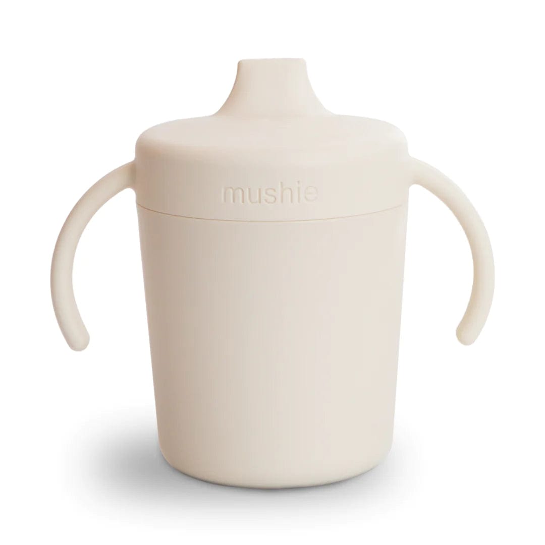 Mushie Trainer Sippy Cup - BPA-Free Baby Drinking Cup with Spill-Proof Lid & Soft Spout - Ideal for Toddler Transition from Bottle to Cup - Perfect for Home, Daycare & On-the-Go Use