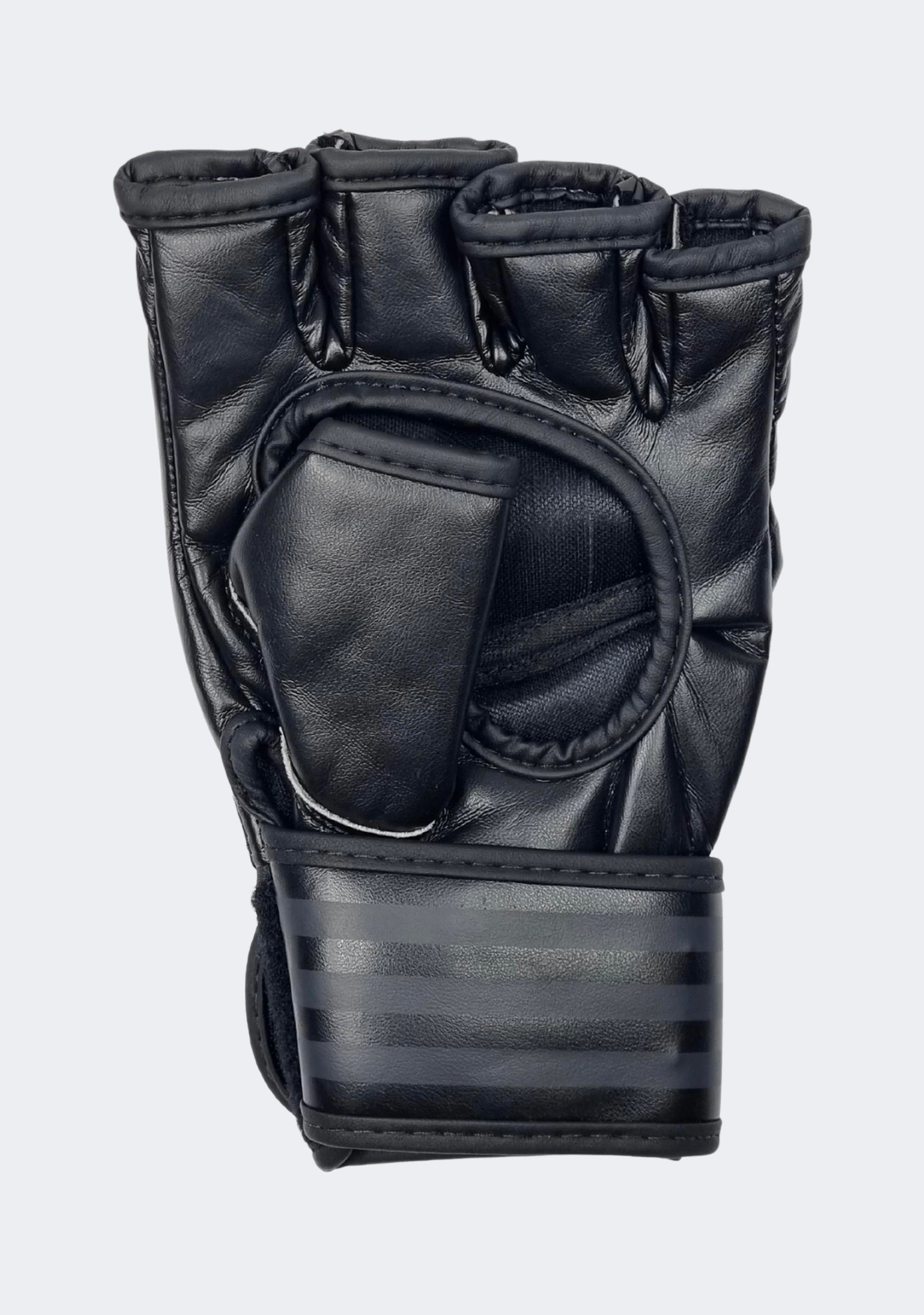 Adidas Combat Sports Gloves for Boxing & MMA Training - Black/Silver - Premium Leather Hand Protection for Sparring, Bag Work & Fitness Training