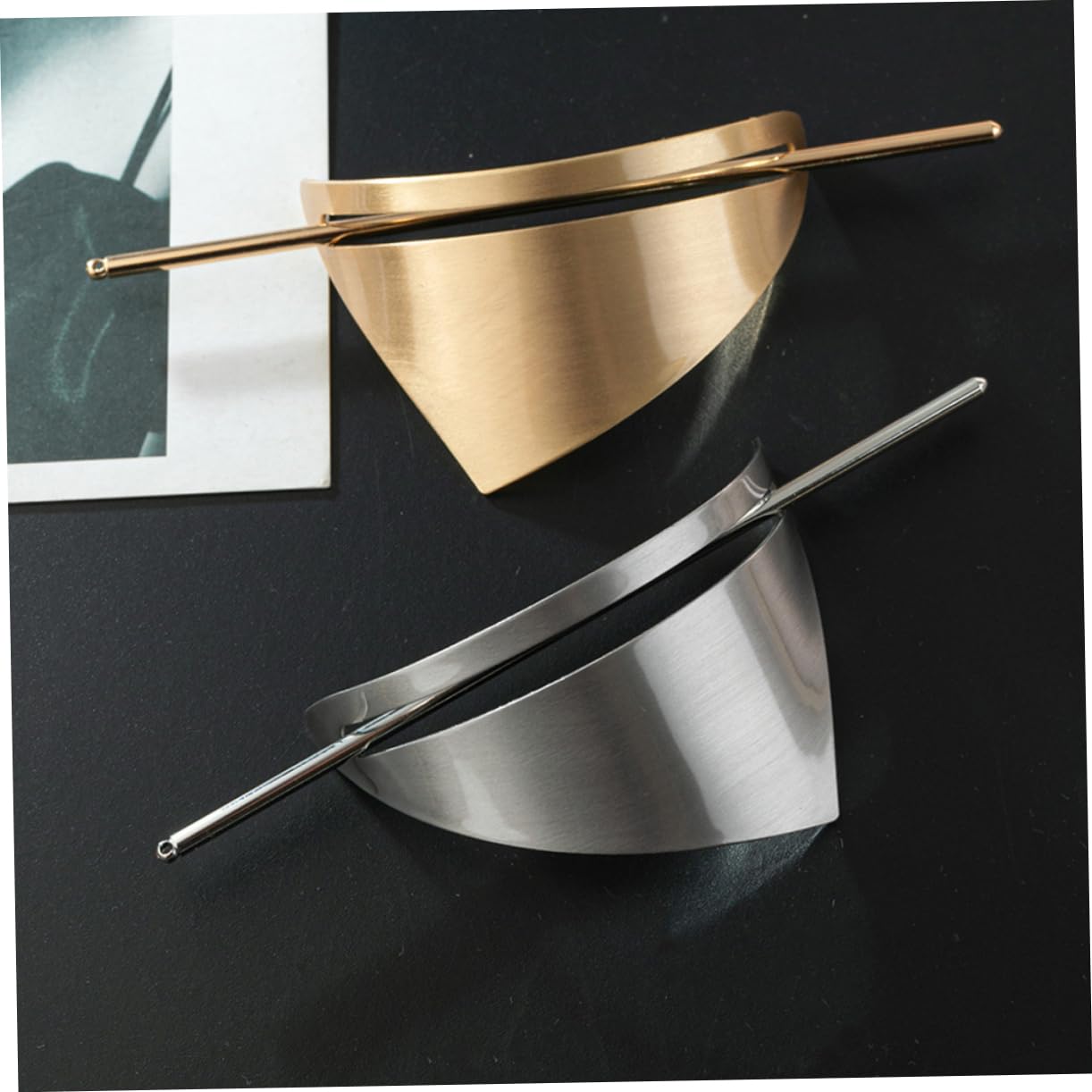 POPETPOP 3-Piece Metal Hairpin Set for Women - Elegant Hair Clips for Banquet, Party & Special Occasions - Perfect for Weddings, Proms and Formal Events