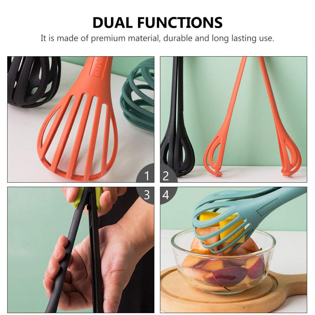 DOITOOL Multi-Functional Electric Egg Beater & Food Mixer - Nylon Whisk for Baking, Cooking, Pasta Making - Perfect for Kitchen, Restaurant, Home Use (Random Color)