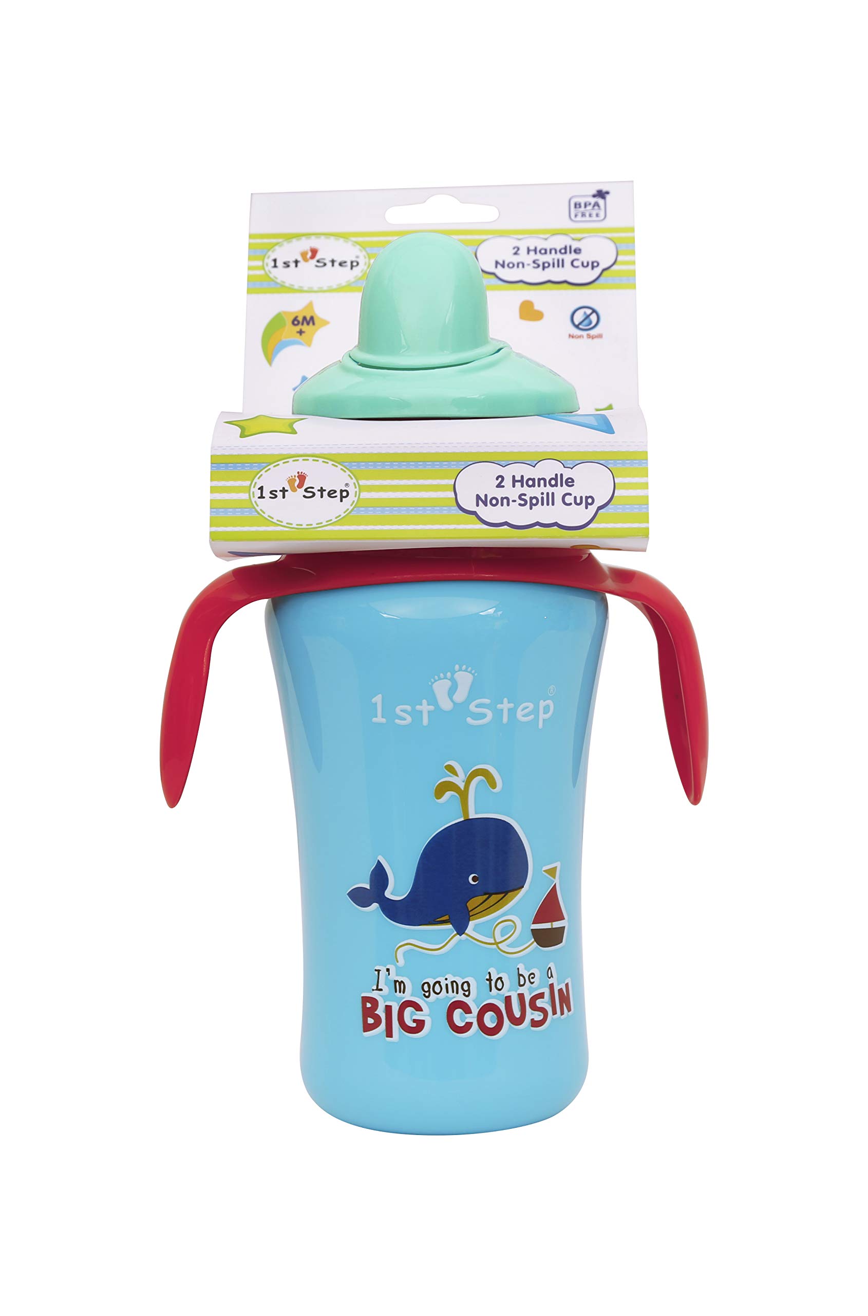 1ST STEP Baby Sippy Cups - BPA-Free Spill-Proof Training Cups for Toddlers | Perfect for Learning to Drink Independently at Home, Daycare or Travel