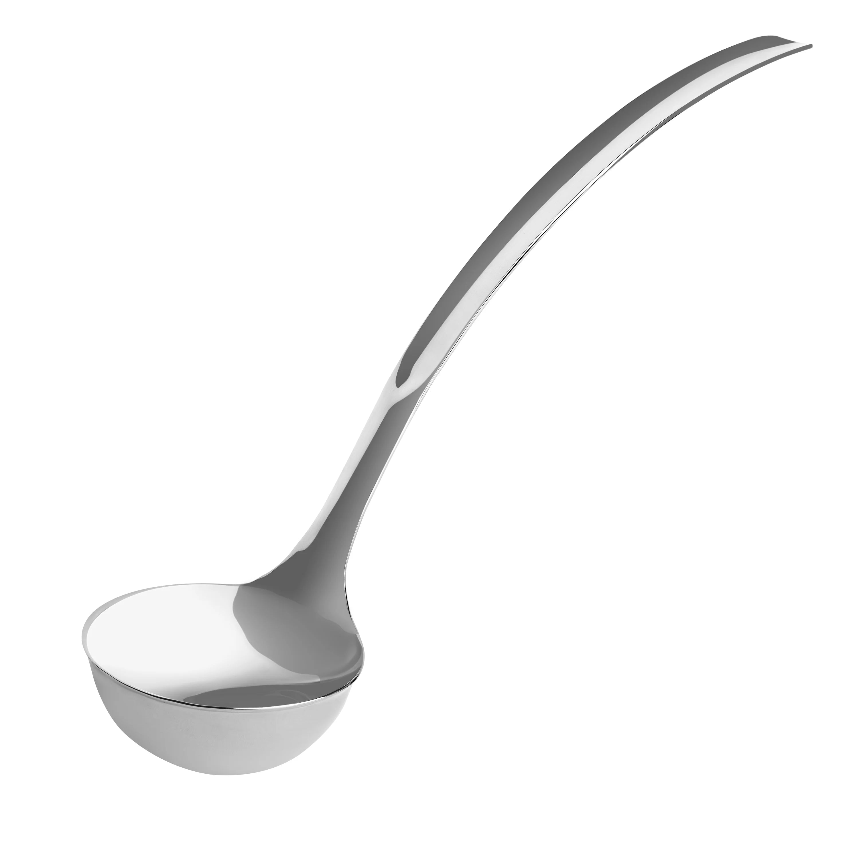Browne Horizon 14-Inch Stainless Steel Solid Serving Ladle - Durable Kitchen Utensil for Soup, Stew & Pasta - Perfect for Restaurants, Catering & Home Cooking