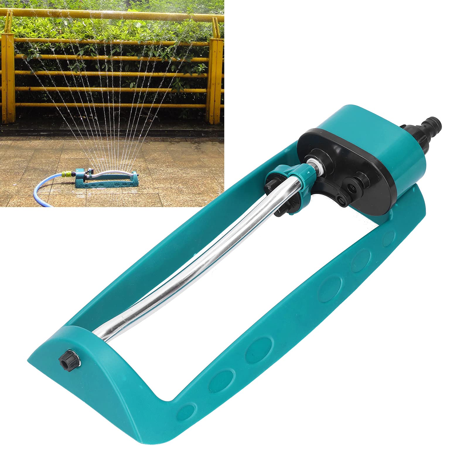 Ranvo Automatic Adjustable Garden Sprinkler - 360° Rotating Lawn & Yard Watering System for Farm, Orchard, and Home Garden Irrigation | Perfect for Large Outdoor Areas and Landscaping