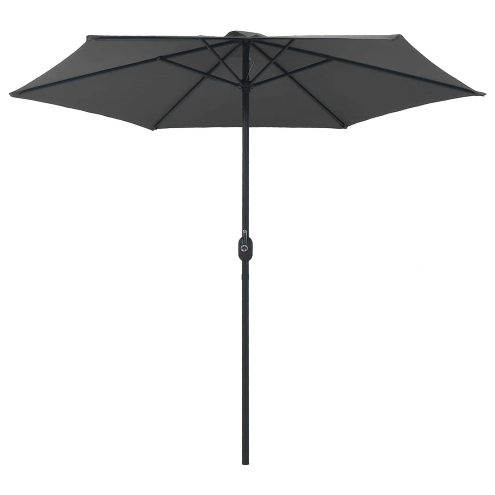 **Windproof LED Patio Umbrella - Outdoor Rectangular Table Umbrella for Patio, Backyard, Garden, Deck & Picnic - Portable Sun Shade with Lights for Relaxing & Entertaining**
