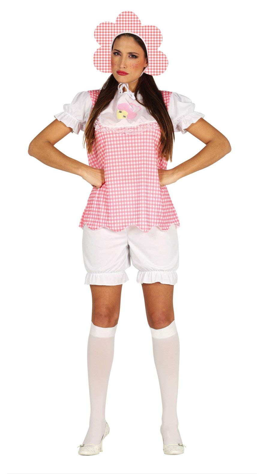 Guirca Women's Pink Baby Fancy Dress Costume - Medium Size | Cute Baby Shower, Halloween Party & Cosplay Outfit