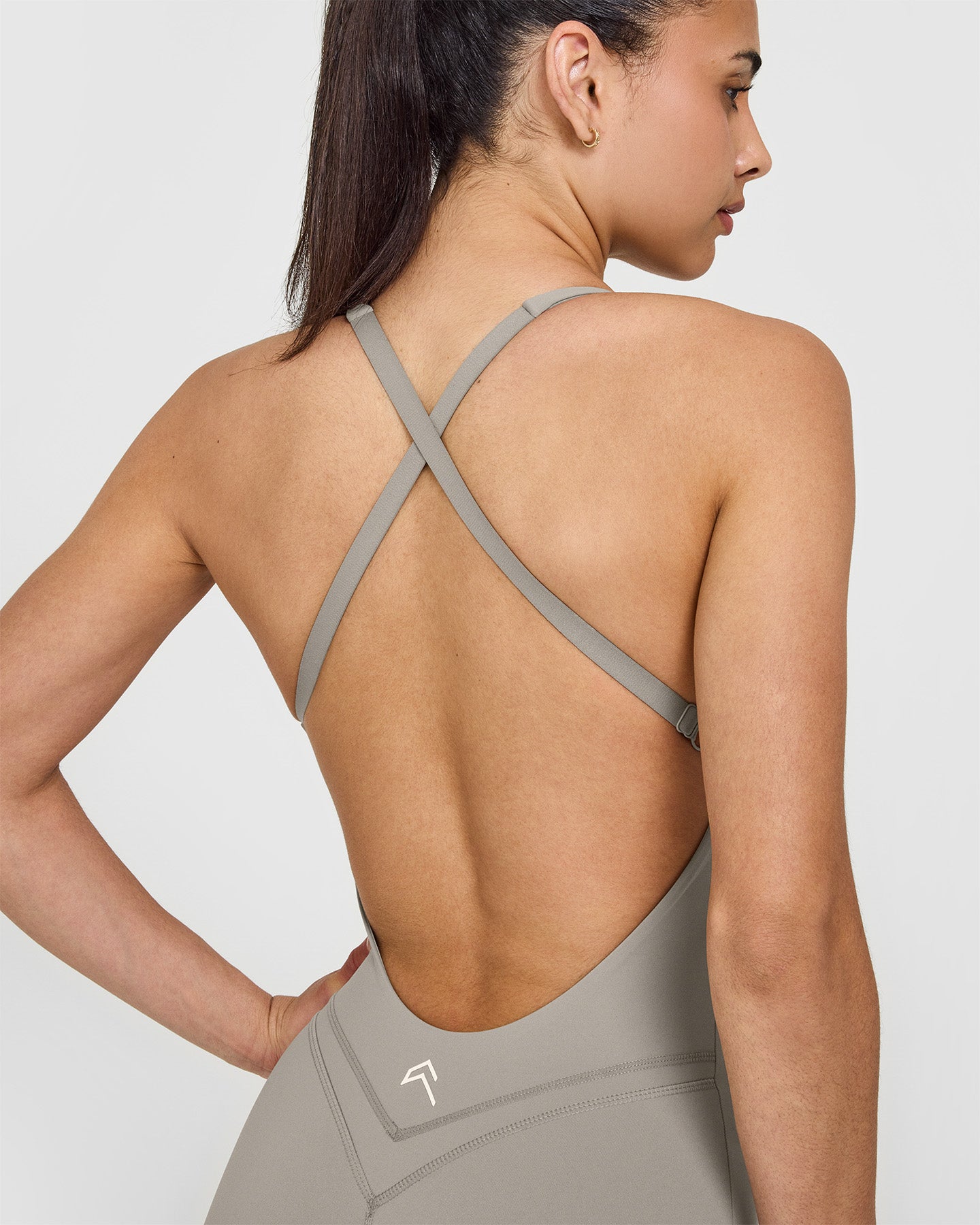 Unified Scoop Back All-In-One 6 | Warm Sand Color | Comfortable Women's Tank Top for Yoga, Gym & Casual Wear