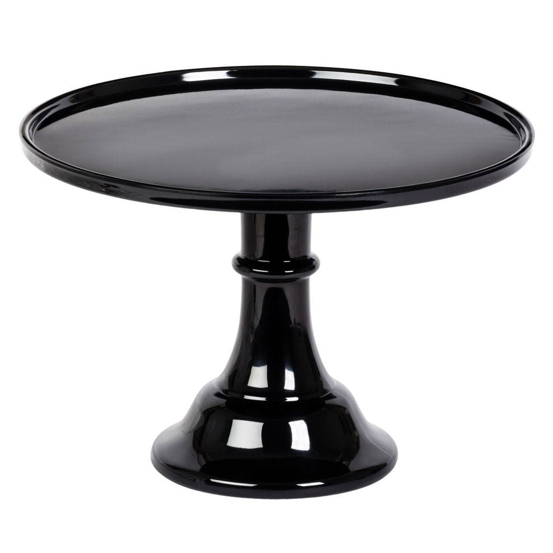 Premium Black Large Cake Stand by A Little Lovely Company - Perfect for Wedding Desserts, Birthday Parties & Home Decor