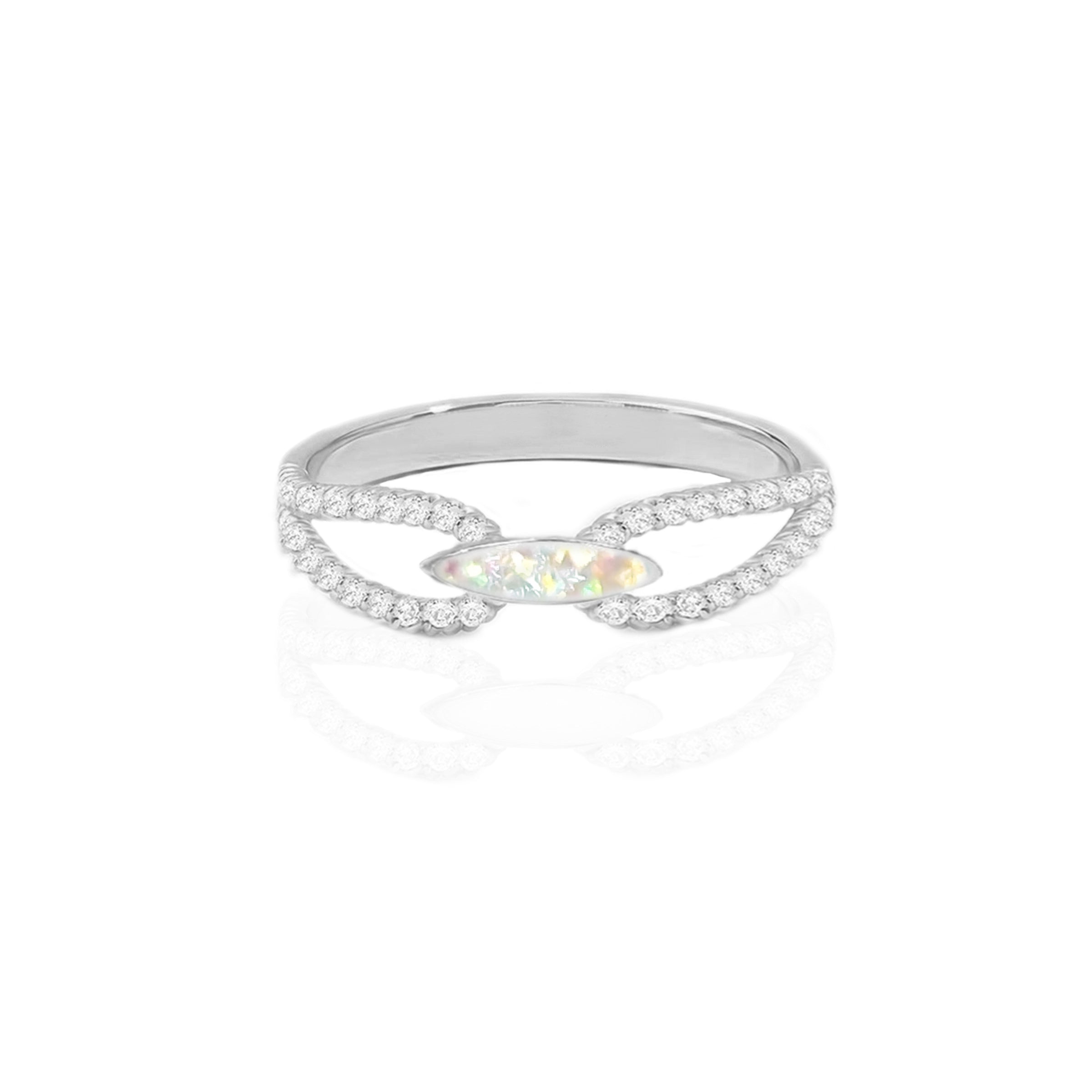 Memorial Ashes Ring for Women - Elegant Cremation Jewelry to Honor Loved Ones | Perfect for Remembrance, Gifts & Special Occasions