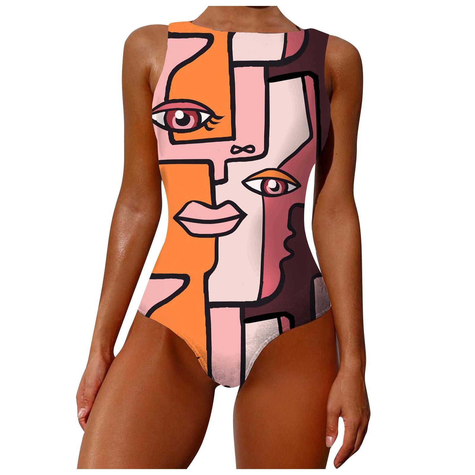 **Plus Size Brazilian One Piece Swimsuits for Women - Designer Swimwear with Tummy Control & Adjustable Straps - Perfect for Beach Vacations, Pool Parties & Summer Getaways**