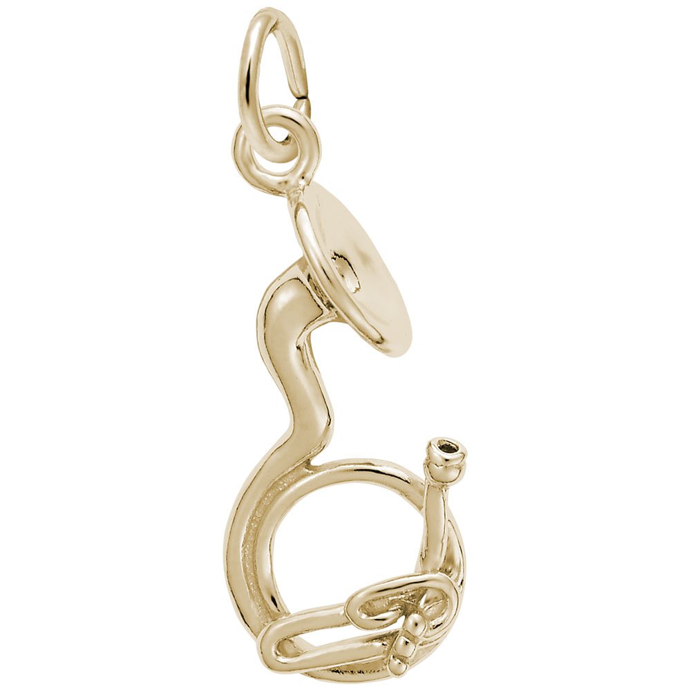 Tuba Charm for Jewelry Making - Elegant Bracelet & Necklace Charms for DIY Crafting - Perfect for Gifts, Music Lovers & Special Occasions