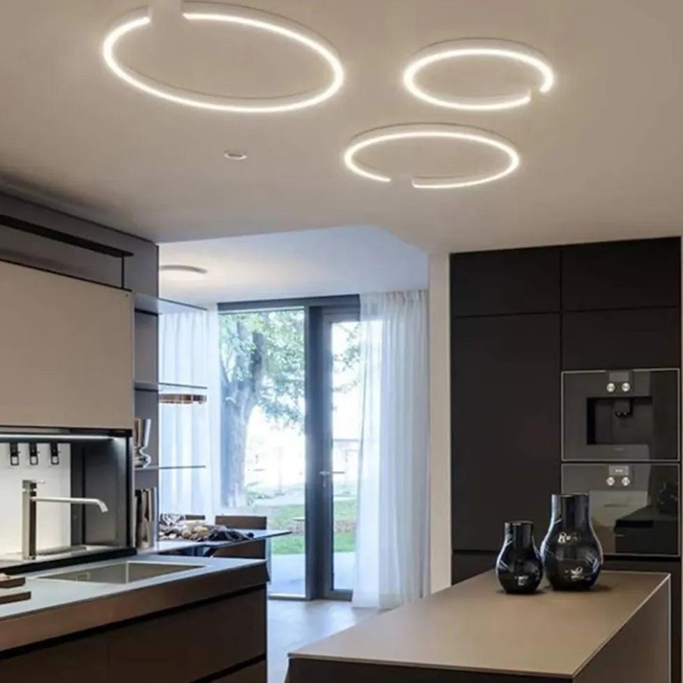 Round LED Corridor Low Ceiling Light - Energy Efficient Flush Mount Lighting for Hallways, Staircases & Small Spaces - Perfect for Apartments, Hotels & Office Buildings