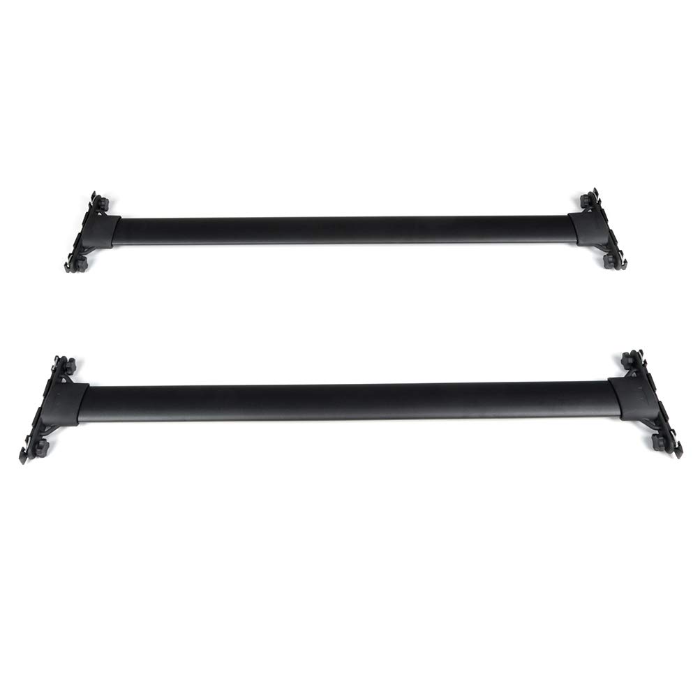 2Pcs Black Aluminum Roof Racks Cross Bars - 150LBS Capacity, Compatible with Lexus RX350 2010-2015 Models - Perfect for Cargo Carrier, Rooftop Bag & Luggage Storage - Ideal for Road Trips, Camping & Outdoor Adventures