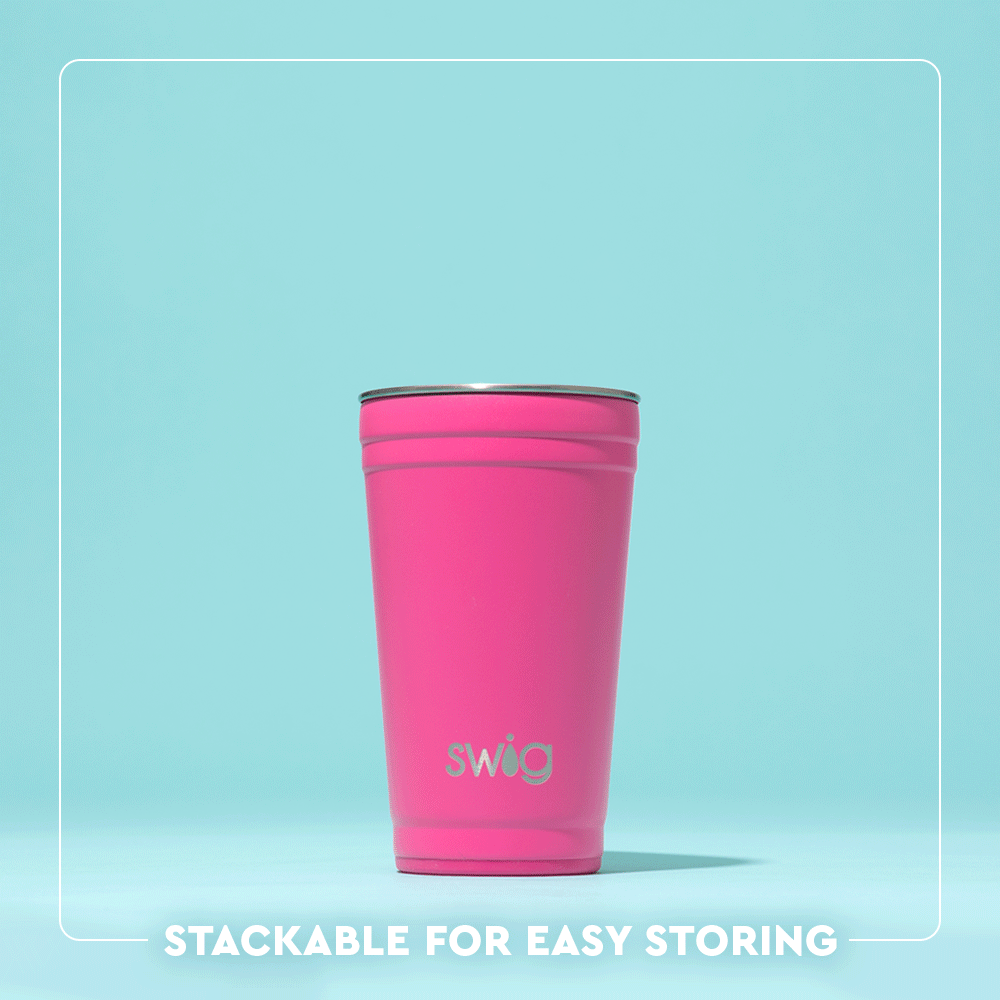 24oz Cloud Nine Party Cup - Durable Plastic Cups for Parties, Events & Outdoor Gatherings - Bulk Pack of 50 - Perfect for Beer, Cocktails & Beverages