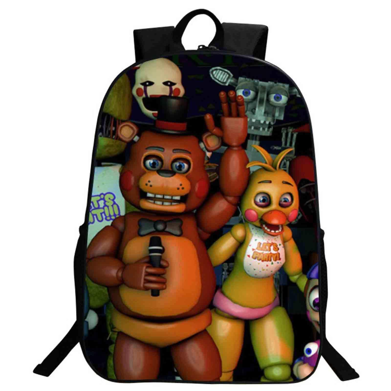 FNAF Backpack for Kids & Adults - Five Nights at Freddy's Themed School Bag, Laptop Backpack for Men & Women - Perfect for School, Travel, and Gaming Conventions
