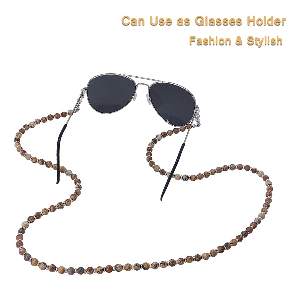 Beaded Lanyard for Women - ID Badge Holder & Keychain Necklace for Work & Travel