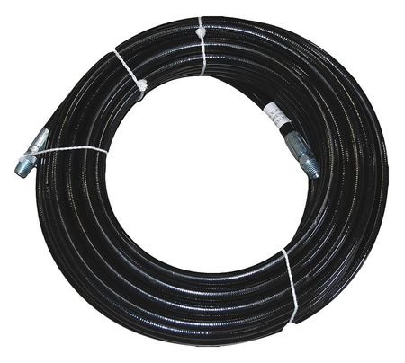 1/4 Inch 50 ft Heavy Duty Sewer Hose - 4400 PSI High Pressure for RV, Camper, and Marine Waste Disposal