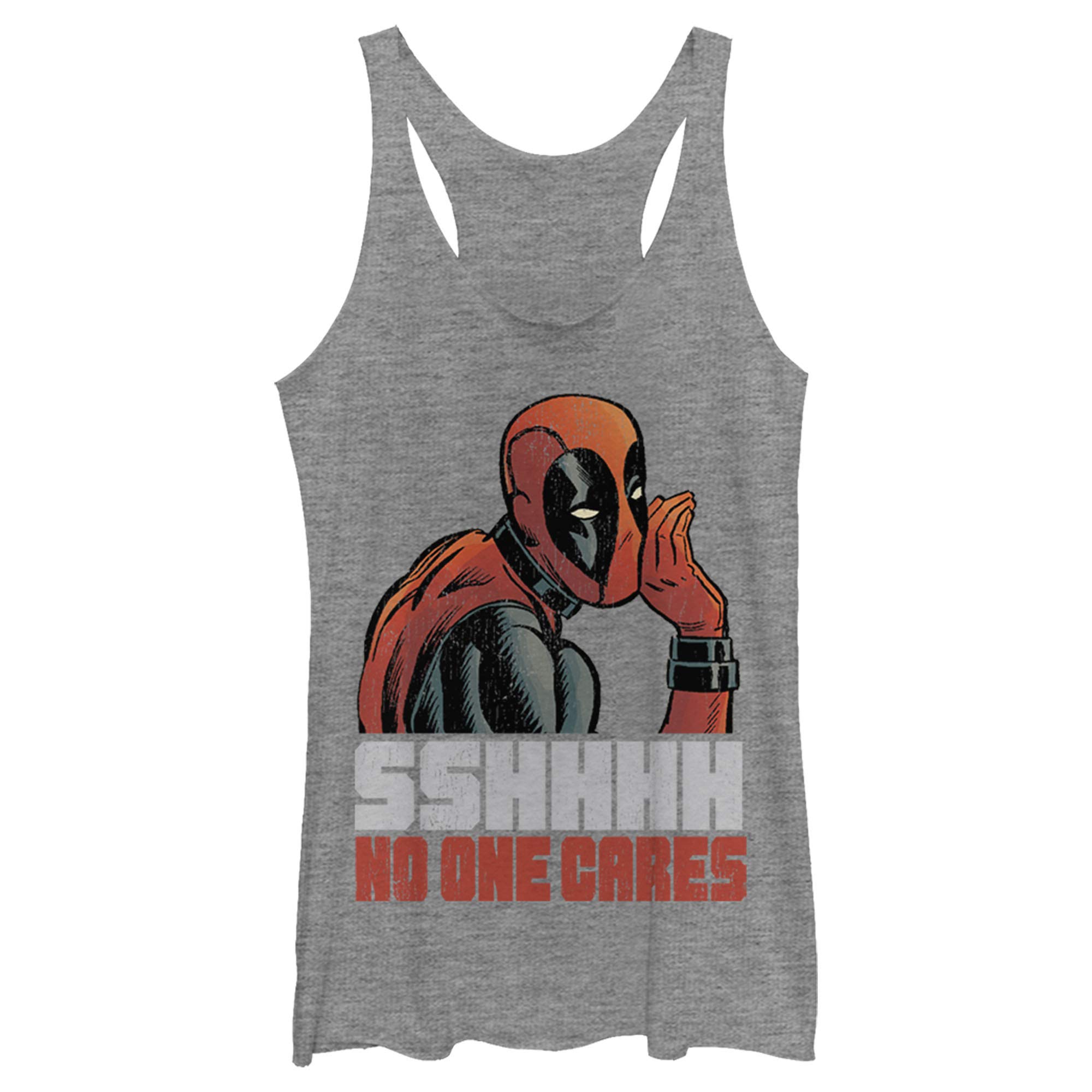 Marvel Universe No One Tri-Blend Racerback Tank Top for Women - Soft Layering Tee - Perfect for Gym, Yoga & Casual Wear | Fifth Sun