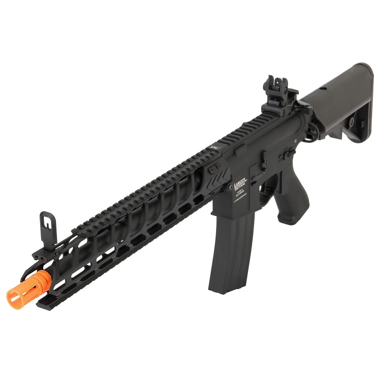 Lancer Tactical M4 Gen 2 Enforcer Proline Full Metal AEG Airsoft Rifle - Black | High Performance Airsoft Gun for Outdoor Skirmishes & Tactical Training