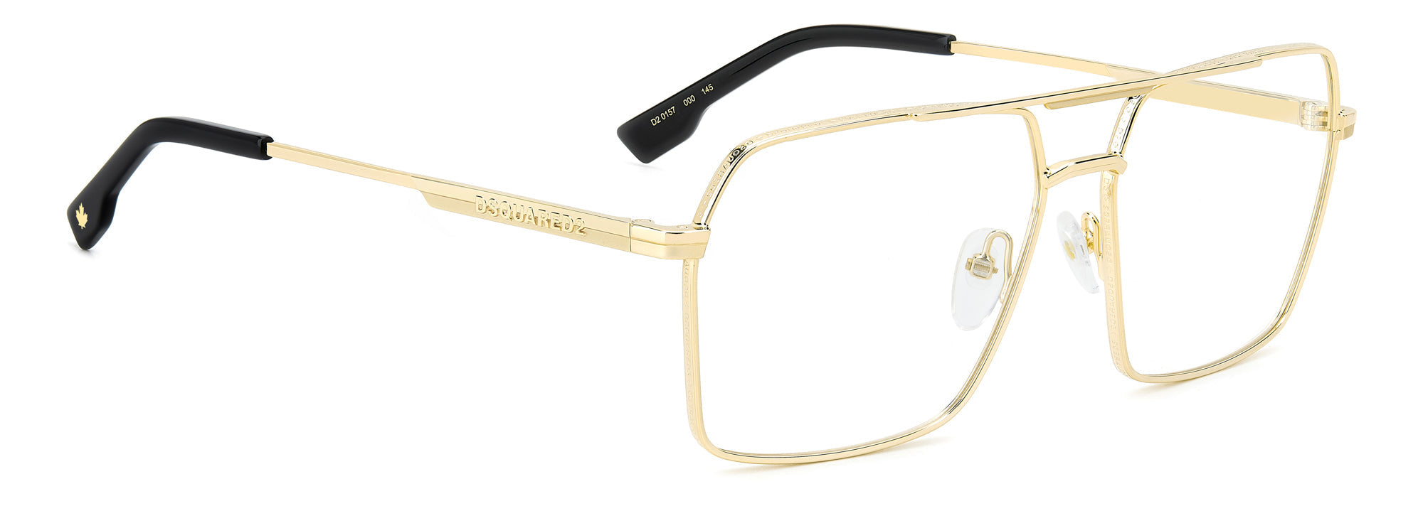 DSQUARED2 D2 0157 Sunglasses - Polarized Aviator Style for Men & Women - Perfect for Driving, Travel & Outdoor Activities