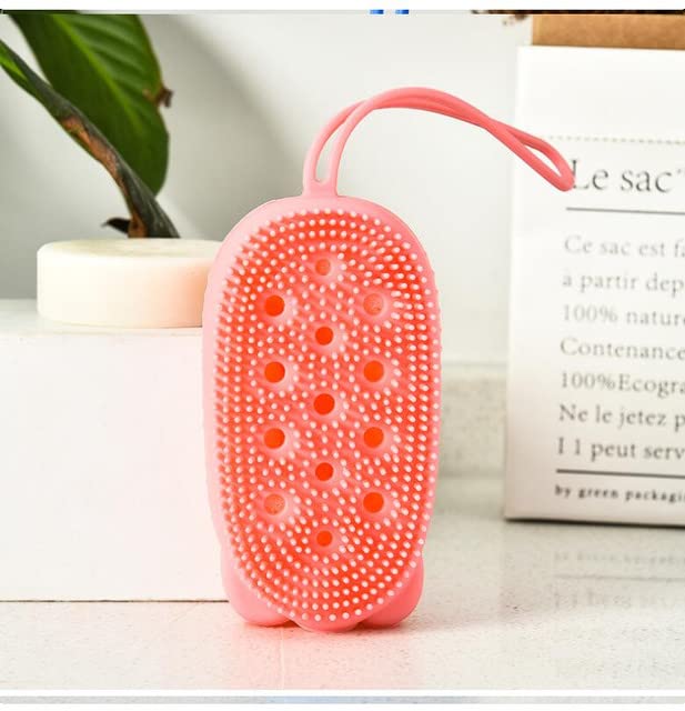 COSKIRA Silicone Bath Brush - Dual-Sided Body Scrubber for Gentle Exfoliation & Massage | Easy Foaming Shower Brush for Deep Cleansing | Perfect for Sensitive Skin & Spa-Like Experience at Home
