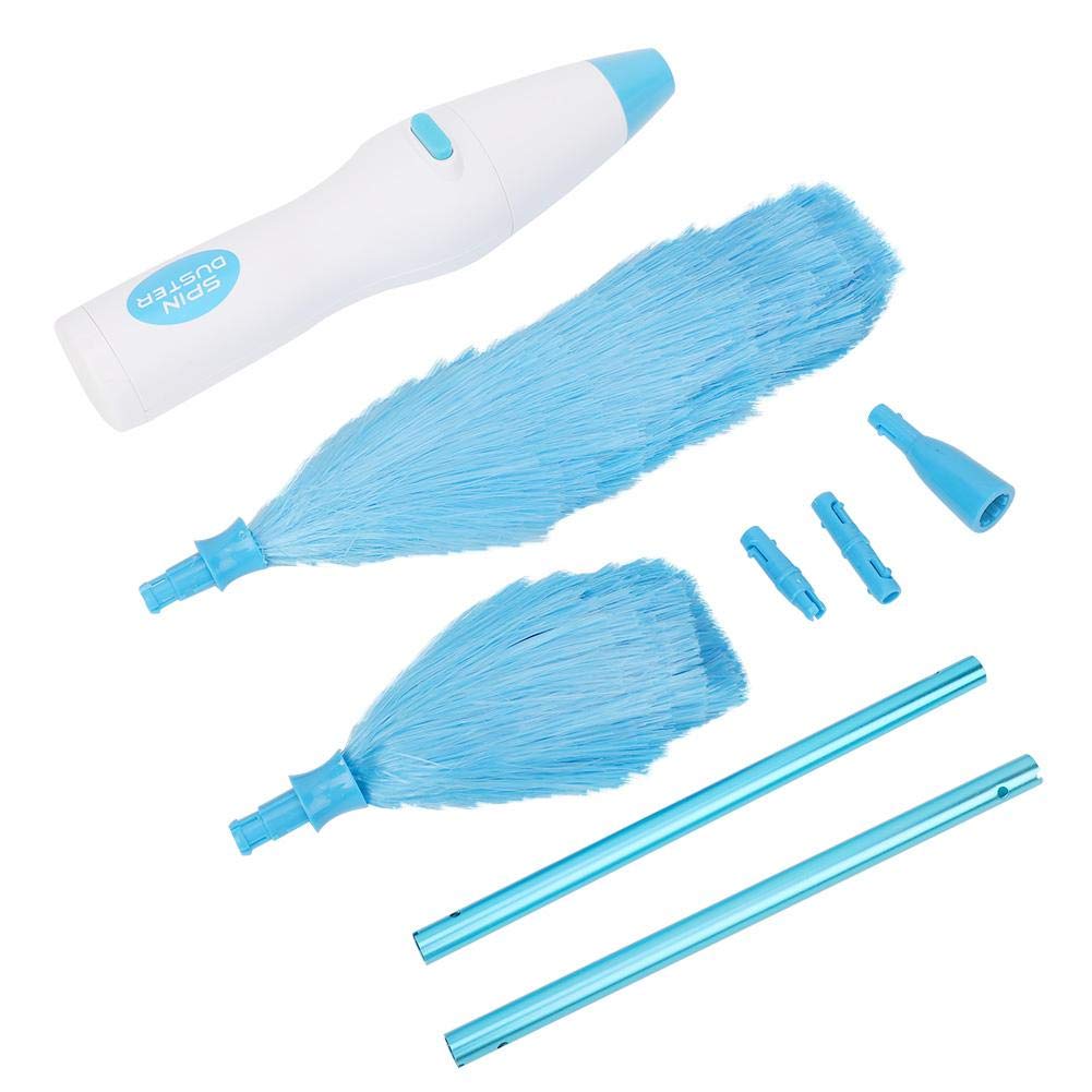 LetCart Electric Duster - 180° Bendable Motorized Dusting Wand with 250+ RPM Rotating Head | Battery Powered Feather Duster for Home Cleaning, Ceiling Fans, Blinds & Hard-to-Reach Areas