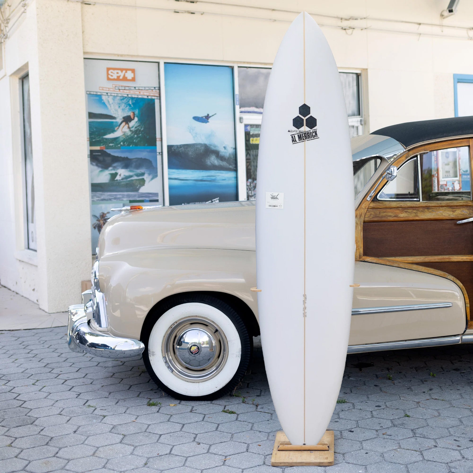 Channel Islands M23 Mini Gun 6'10 Surfboard with FCS II Fin System - Perfect for High-Performance Surfing in Big Waves